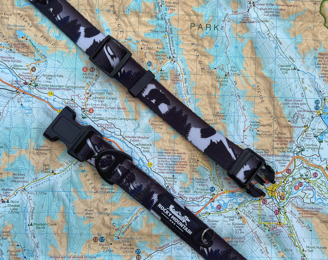 Rocky Mountain Dog - Grizzly Alpine Dog Collar