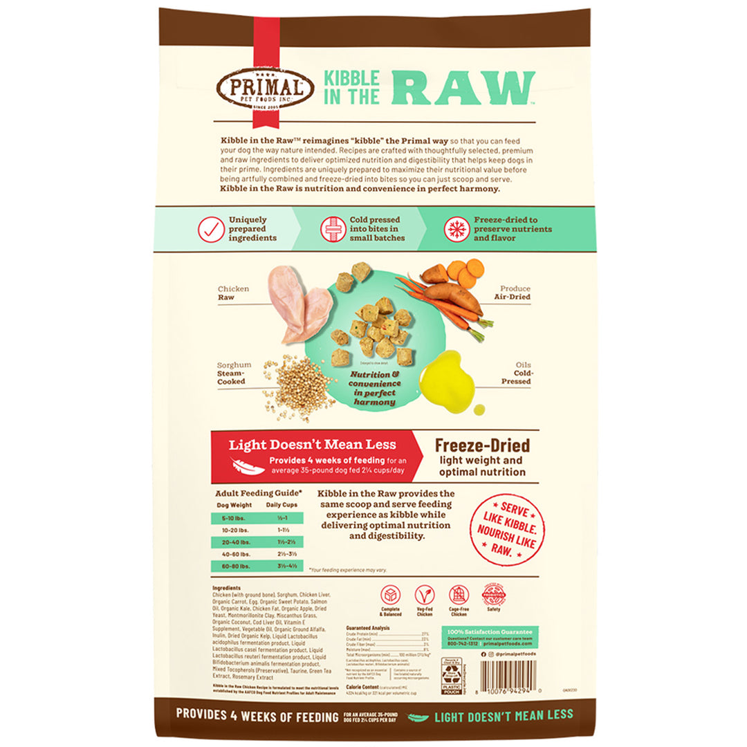 Primal Kibble in the Raw Chicken