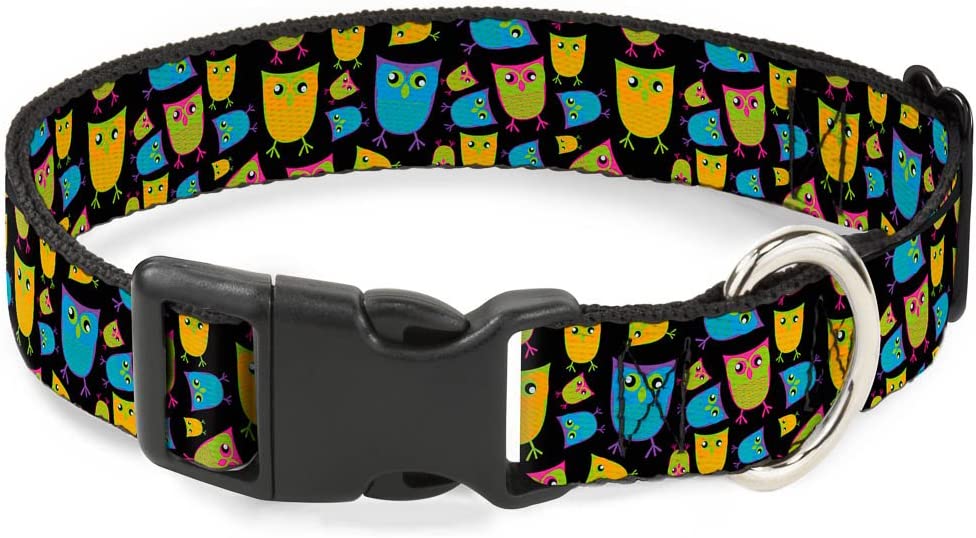 Buckle-Down Collar Multi Owls