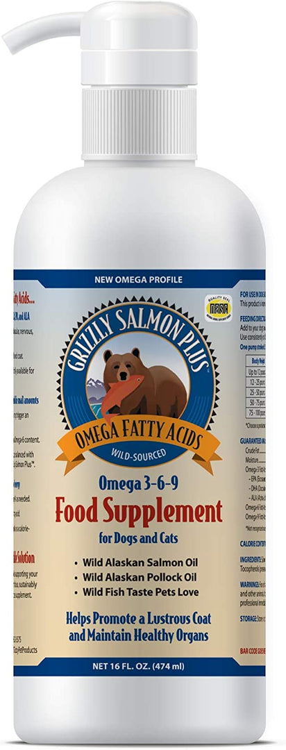 Grizzly Salmon Oil Plus Food Supplement