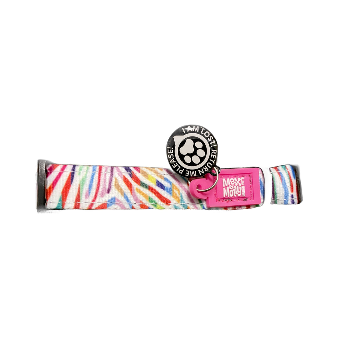 Max & Molly Urban Pets Magic Zebra Collar