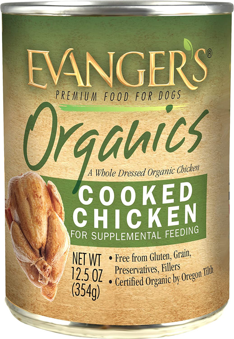 Evanger's Organics Cooked Chicken 12.5oz