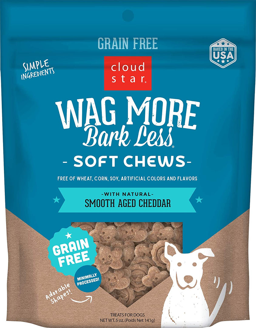 Cloud Star Grain Free Soft Chews for Dogs 5oz Cheddar