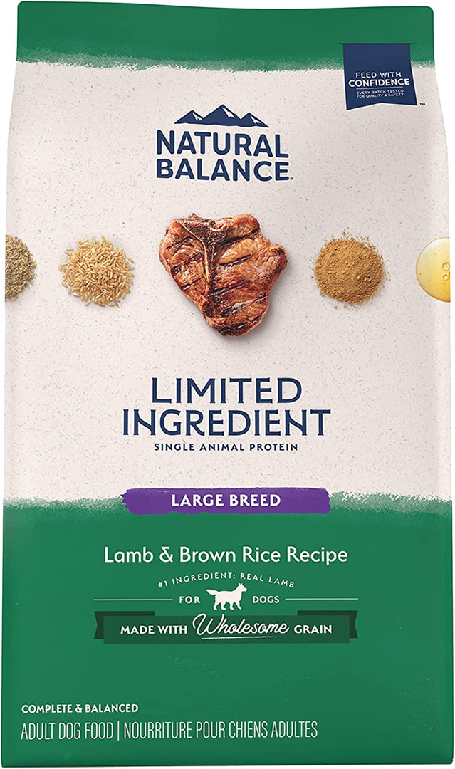 Natural Balance Large Breed Lamb & Rice
