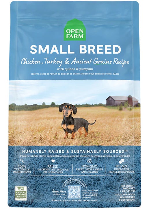 Open Farm Dog Ancient Grains Small Breed Chicken & Turkey 4lb