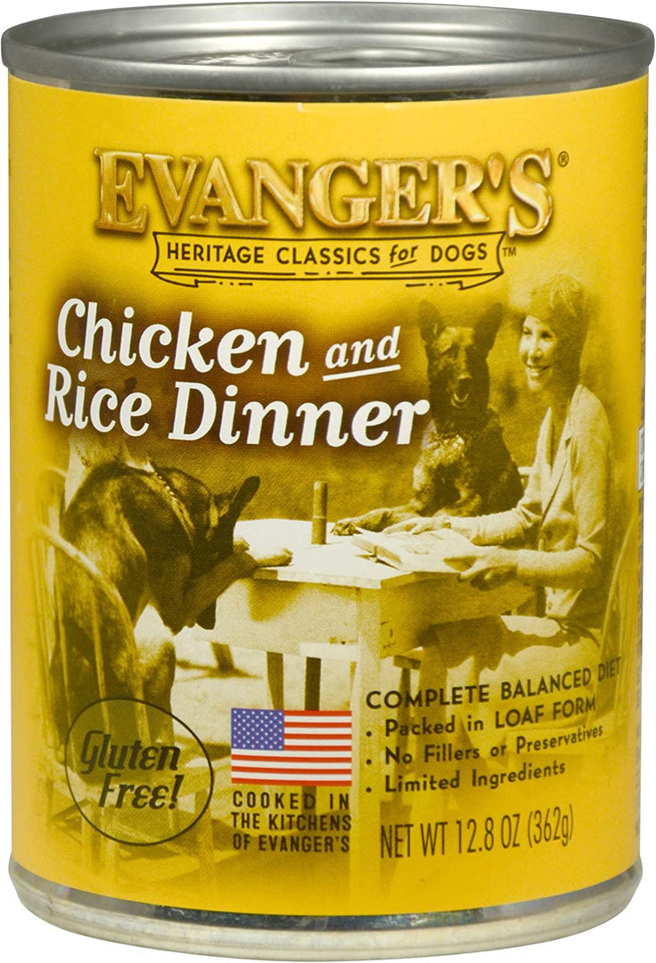 Evanger's Chicken & Rice 12.8oz - BlackPaw - For Every Adventure