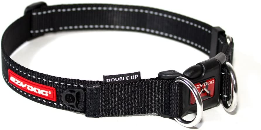 EZYDog Double Up Collar Black - BlackPaw - For Every Adventure