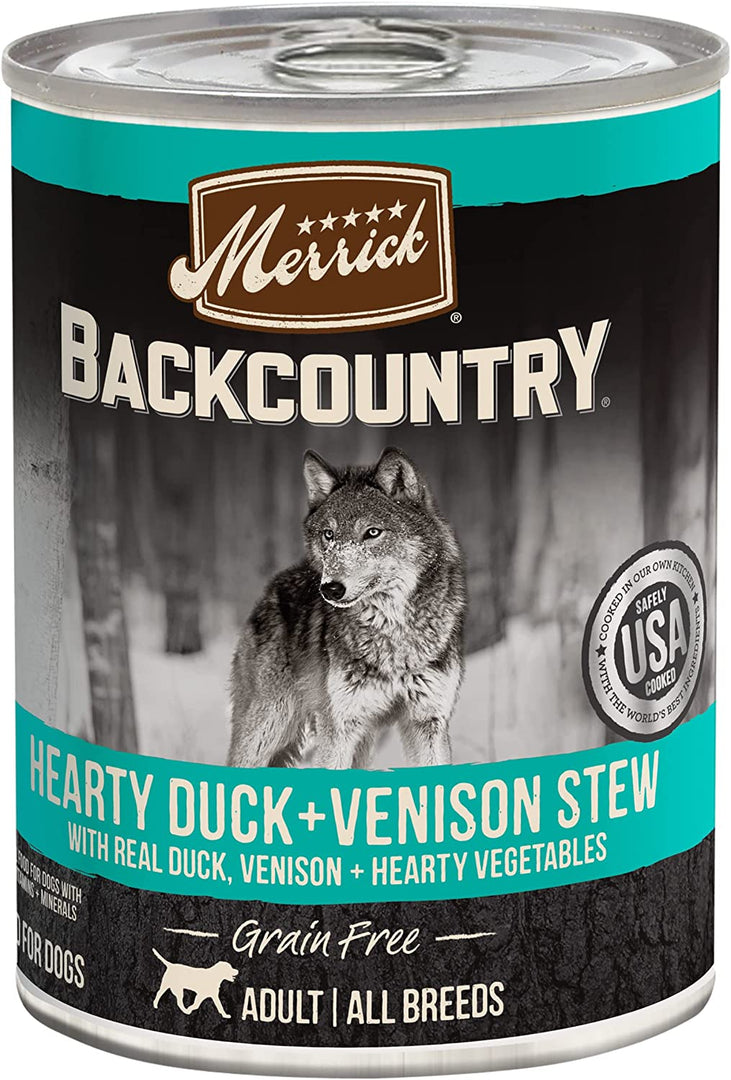 Merrick 12.7oz Backcountry Duck & Venison Stew - BlackPaw - For Every Adventure