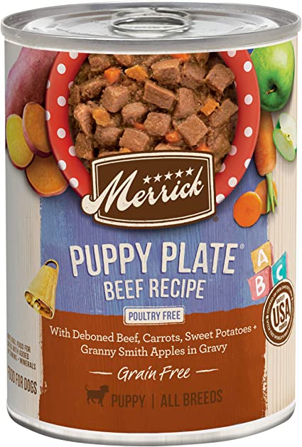 Merrick 12.7oz Puppy Plate Beef - BlackPaw - For Every Adventure