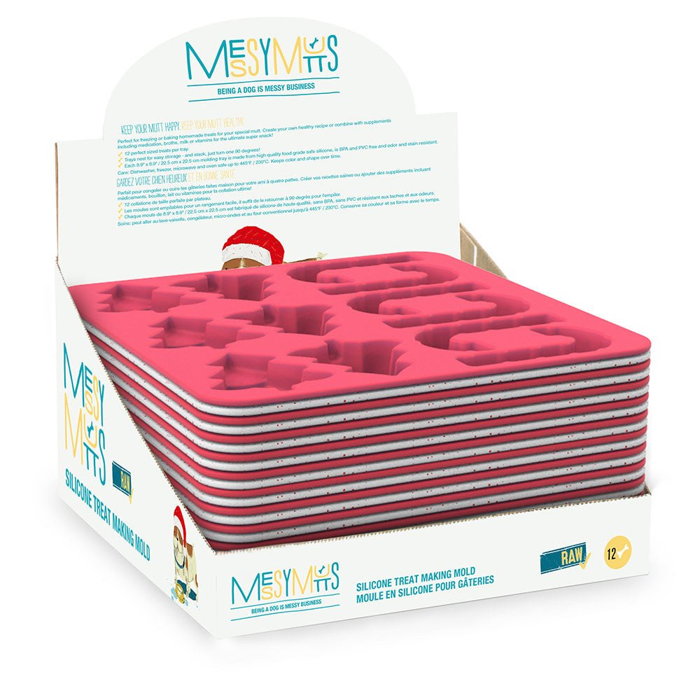Messy Mutts Silicone Treat Making Mold - BlackPaw