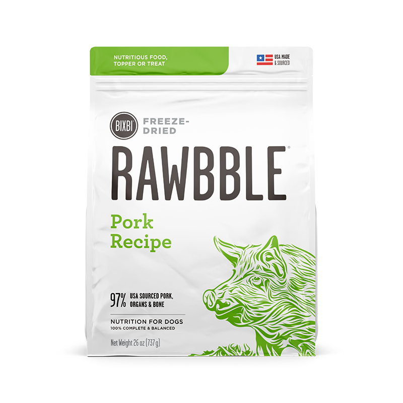 Bixbi Freeze-Dried Rawbble Pork