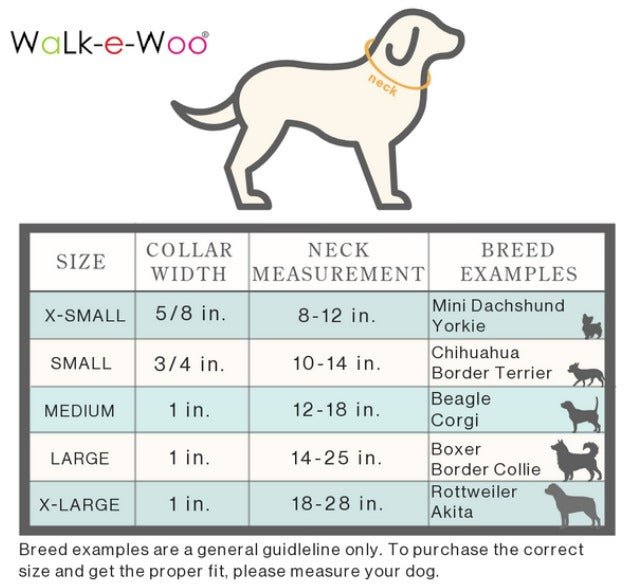 Walk-e-Woo Collar Red Rocks - BlackPaw