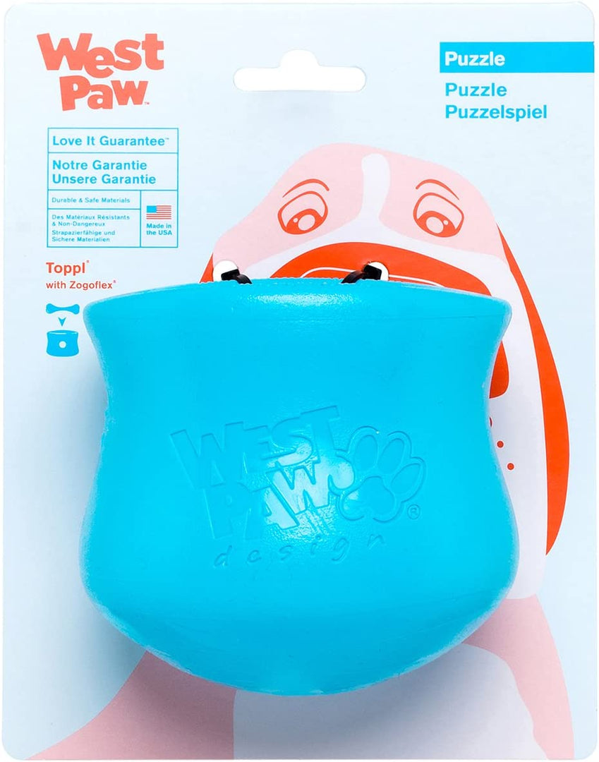 West Paw Toppl Puzzle Blue - BlackPaw