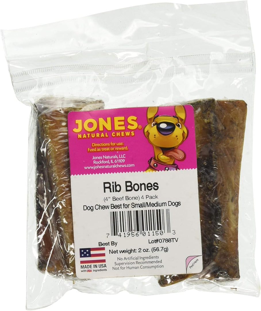 Jones - RIB BONES 4" Pack of 4