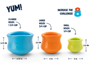 WestPaw Toppl Puzzle Treat-Dispensing Slow Feeder Dog Toy