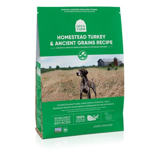 Open Farm Dog Ancient Grains Homestead Turkey