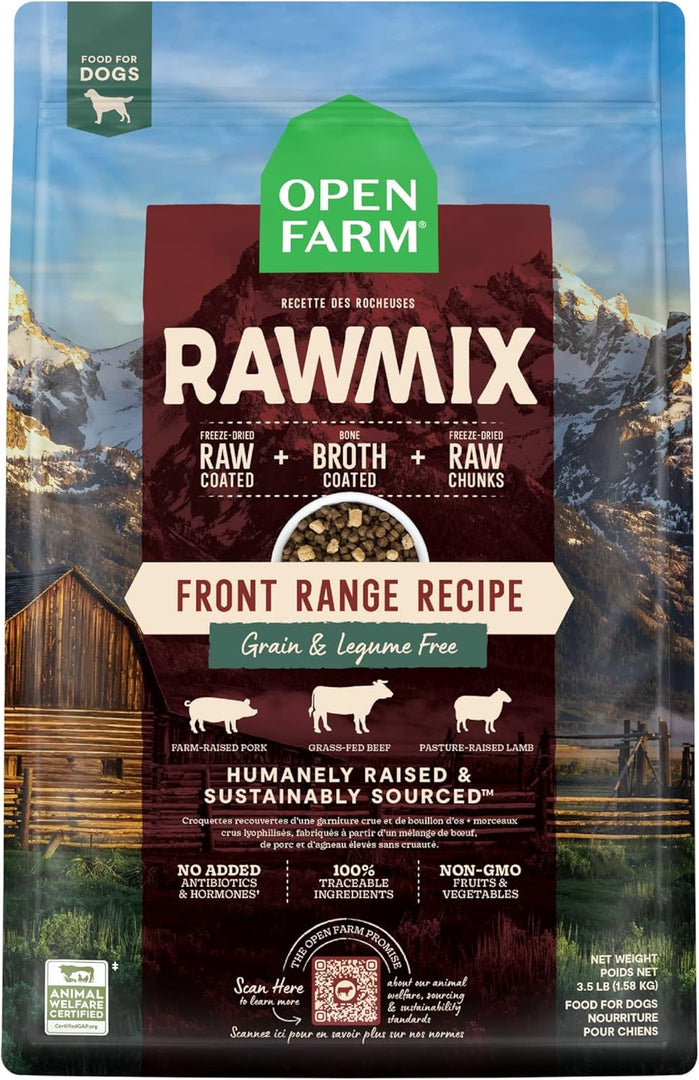 Open Farm Dog RawMix Grain Free Front Range Recipe