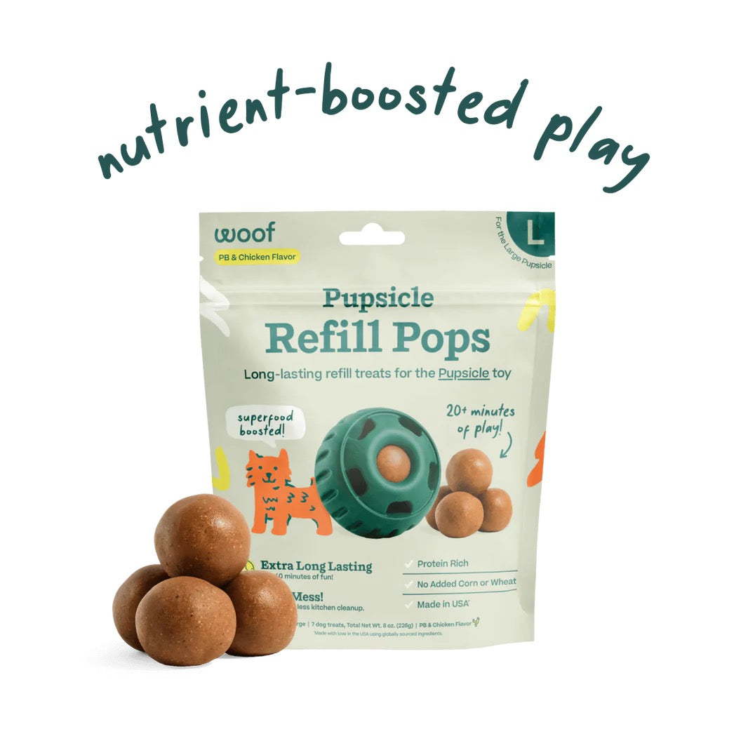 Woof Pupsicle Refill Pops Chicken