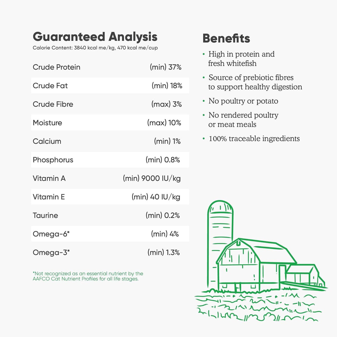 Open Farm Cat GF Whitefish Recipe 4lb