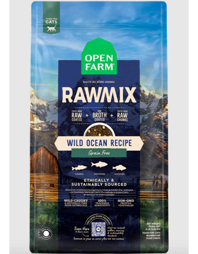 Open Farm Cat RawMix Wild Ocean Recipe 8lb