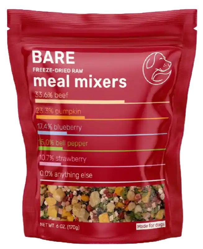 Bare Freeze Dried Raw Meal Mixer Beef