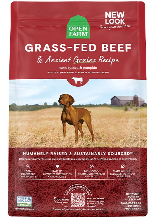 Open Farm Dog Ancient Grains Grass-Fed Beef