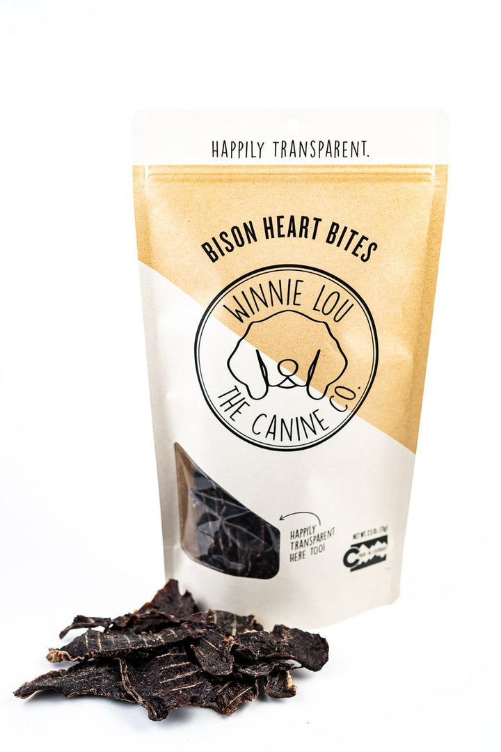 Winnie Lou Bison Heart Bites 2.5oz