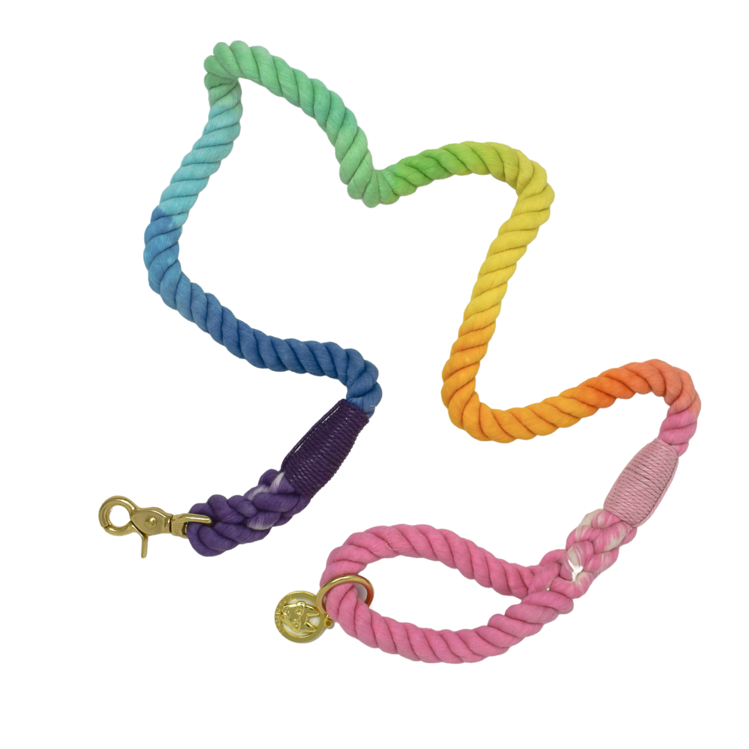 Nola Rope Dog Leash | Dog Leash | Rainbow Leash