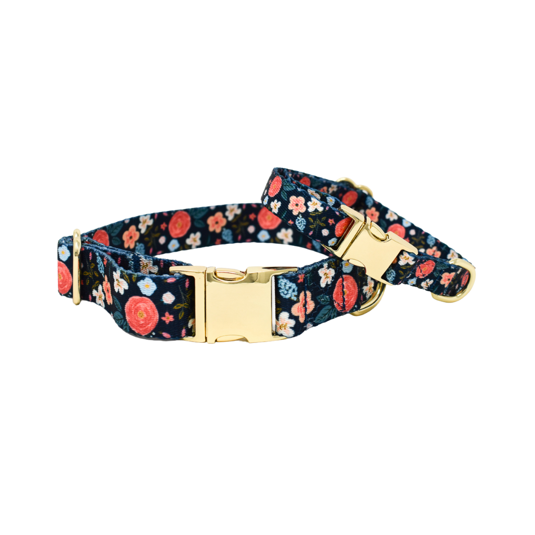 Riley Dog Collar | Floral Dog Collar | Dog Collar