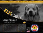 Anderson's Natural Pet Food Elk Jerky Sticks 8 Count