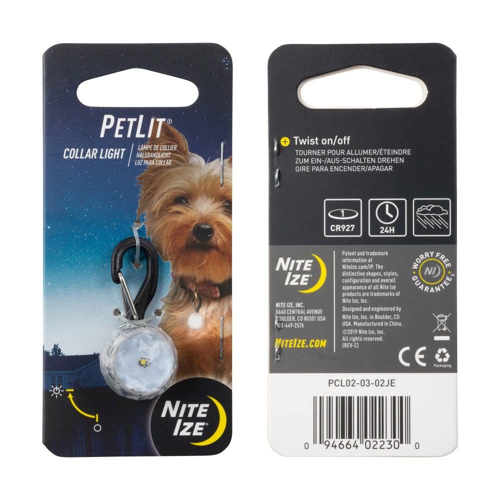 Nite Ize PetLit Collar Light - Crystal Jewel