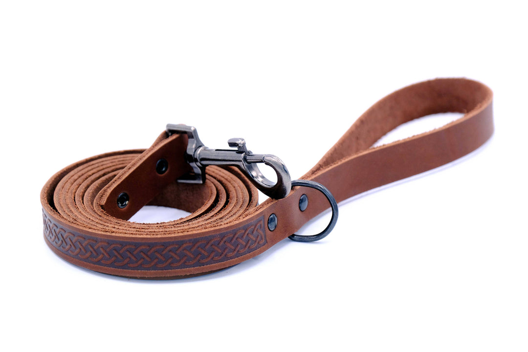 Euro Dog Celtic Sport Leather Leash