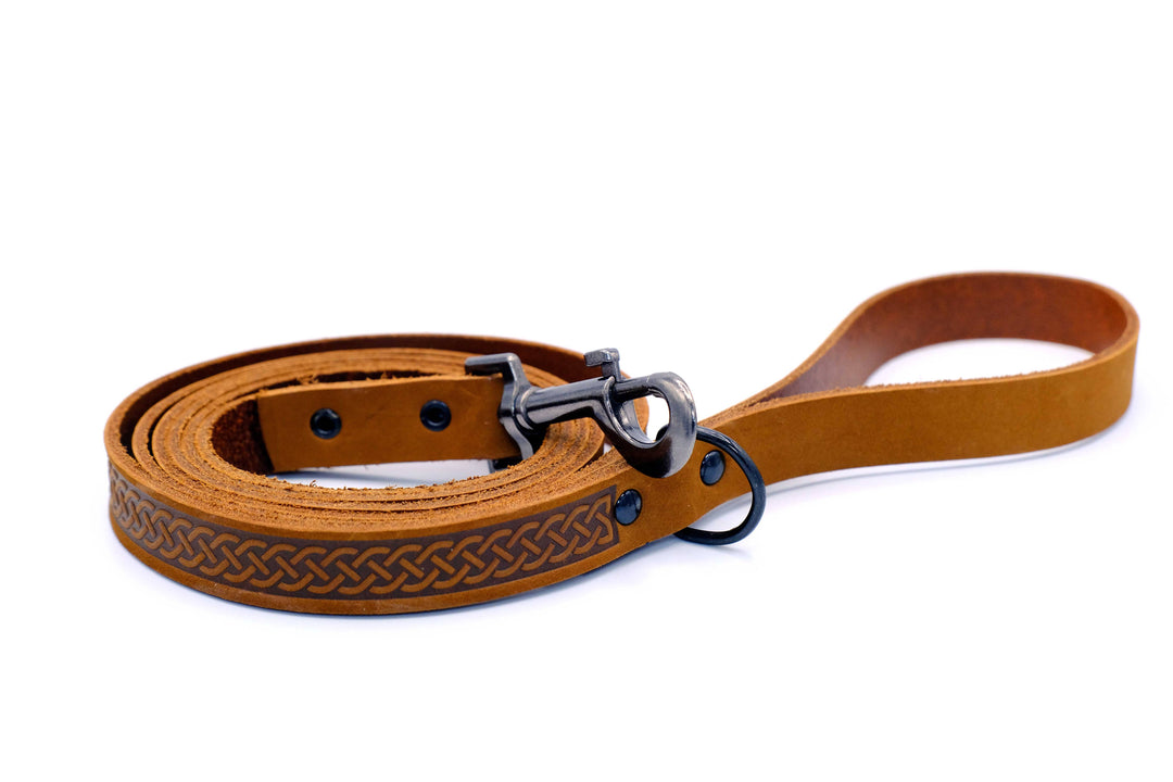 Euro Dog Celtic Sport Leather Leash