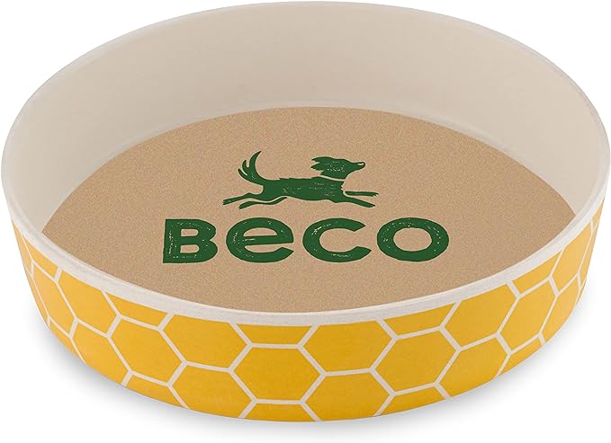 Beco Bamboo Bowl for Dogs Honeycomb