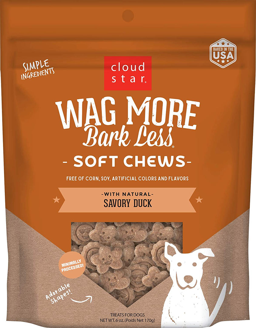 Cloud Star Grain Free Soft Chews for Dogs 5oz Duck