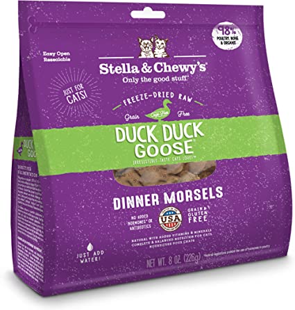 Stella & Chewy’s Cat Freeze-Dried Raw Dinner Morsels Duck