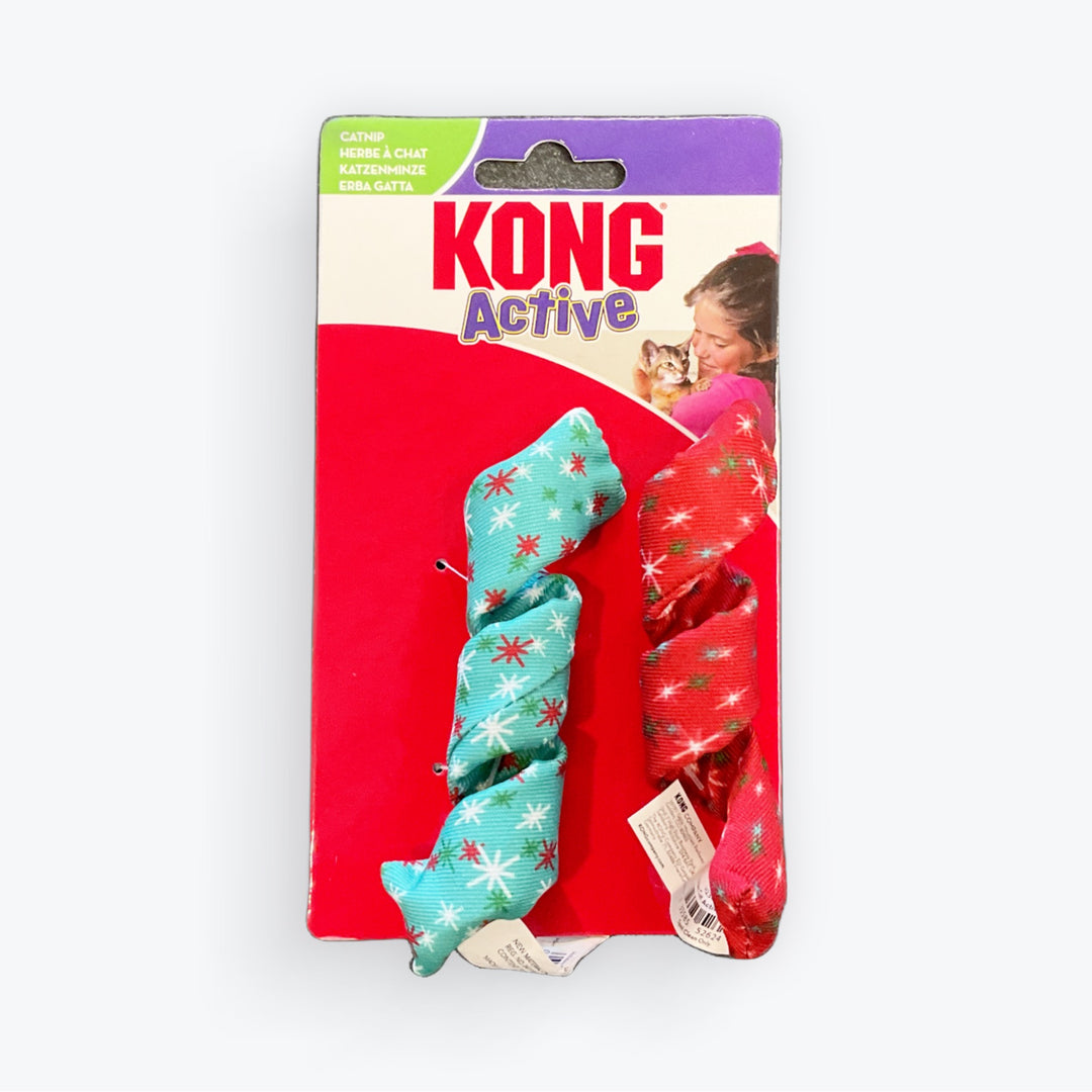 Kong Holiday Active Curlz 2 Pack Cat Toy