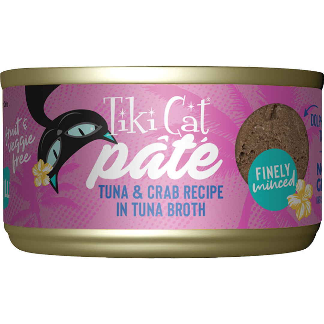 Tiki Cat Pate Tuna & Crab 2.8oz