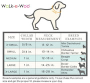 Walk-e-Woo Collar Ombré Red/Purple