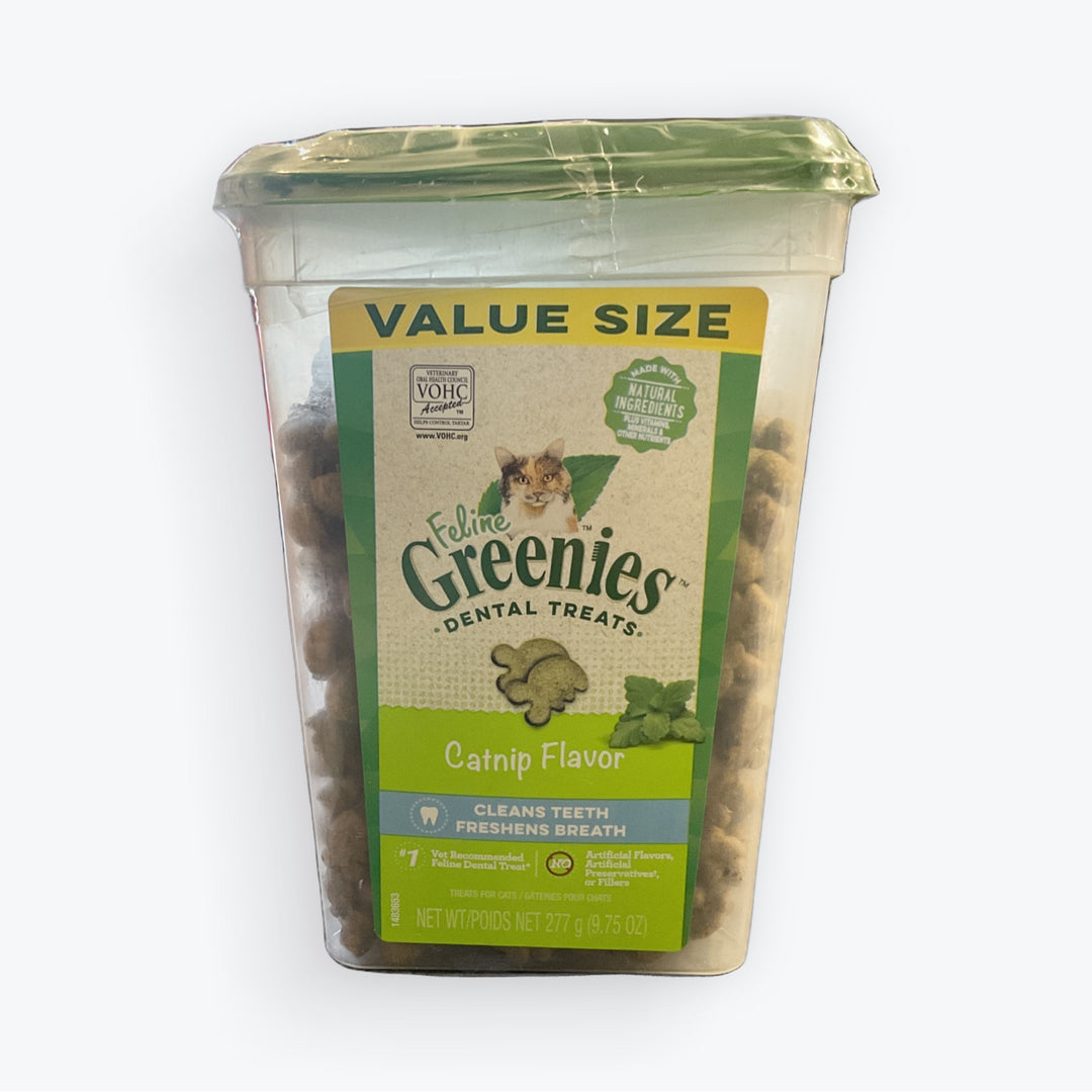 Greenies Catnip Flavor Value Size 9.75oz Tub