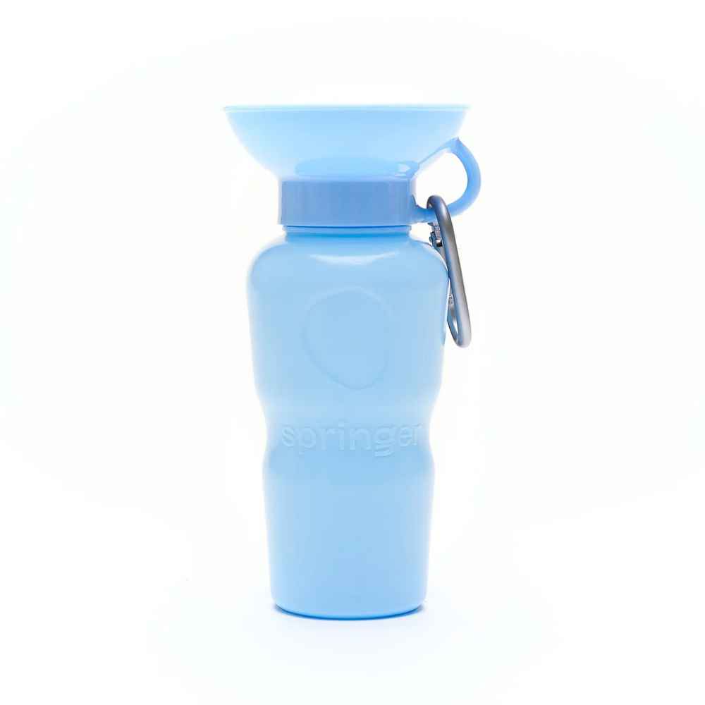 Springer Classic Dog Travel Bottle 22oz Sky Blue