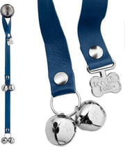 PoochieBells Doggie Doorbell Lux Leather Assorted Colors