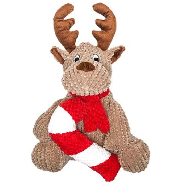 Patchwork Playful Pair Reindeer 15”