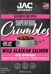 Jac Superfood Crumbles for Dogs Salmon