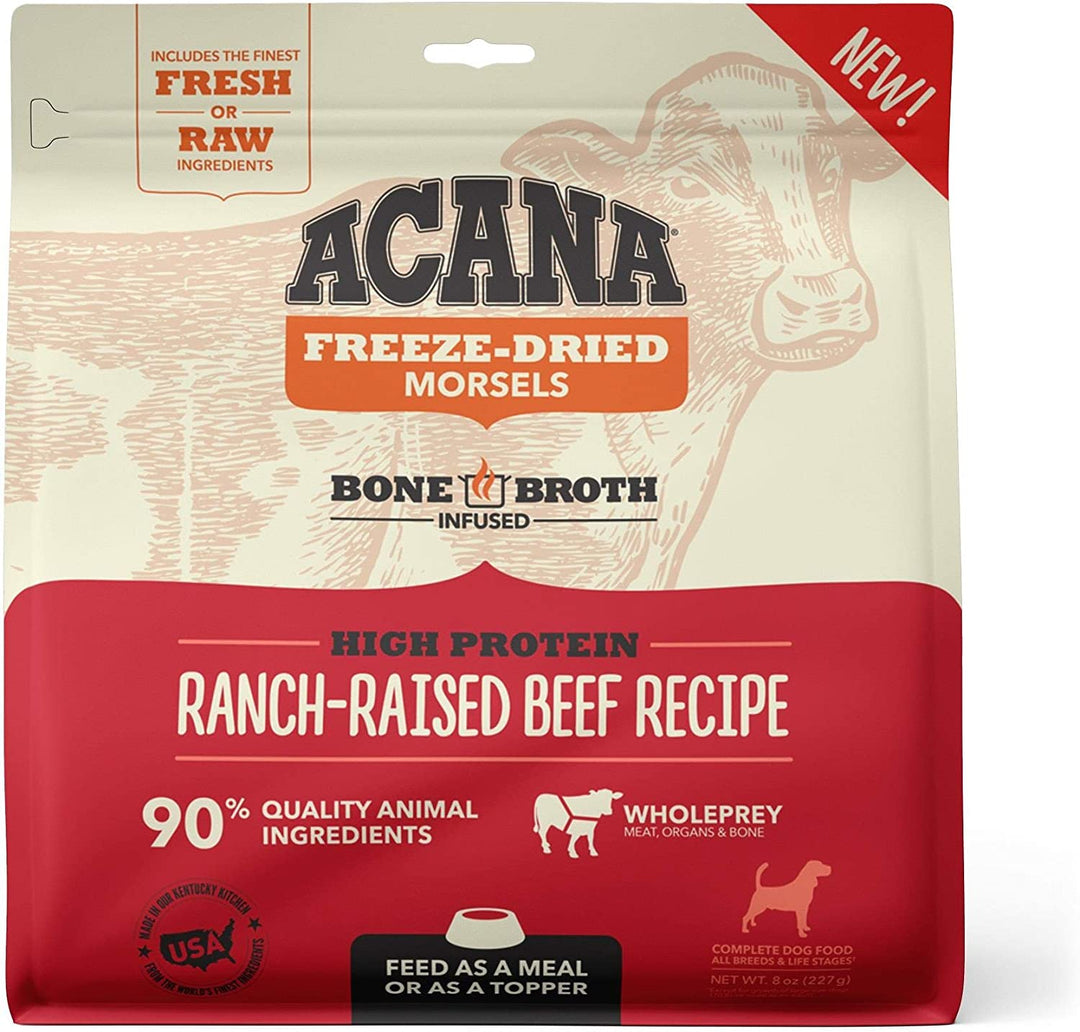 Acana Freeze-Dried Morsels 8oz Beef