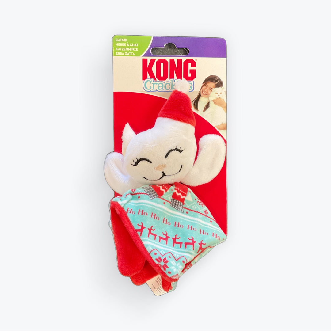 Kong Holiday Crackles Santa Kitty