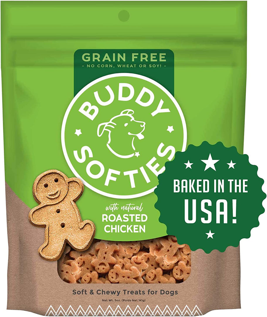 Buddy Softies Grain Free Dog Treats 5oz Chicken