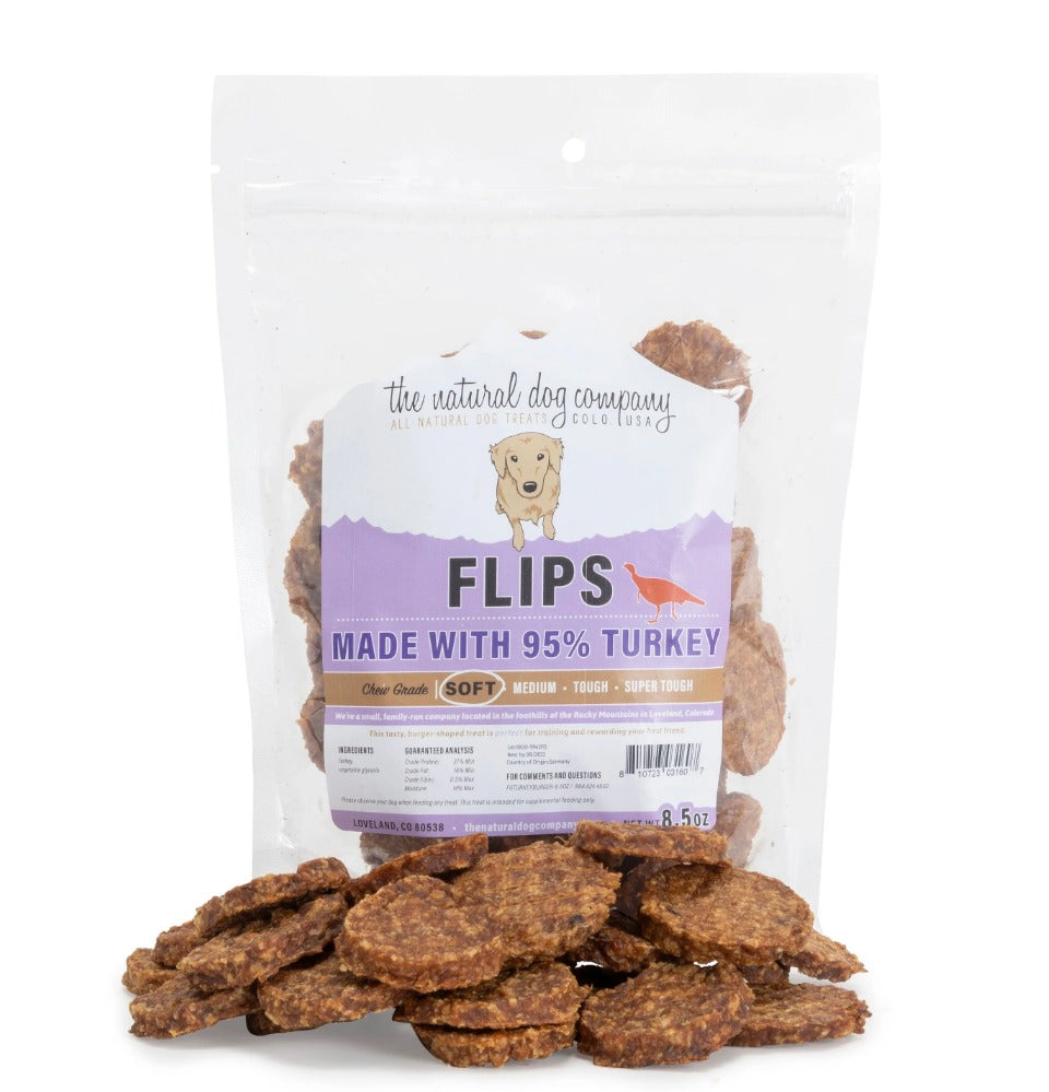 Tuesday’s Natural Dog Company Turkey Flips 8.5oz