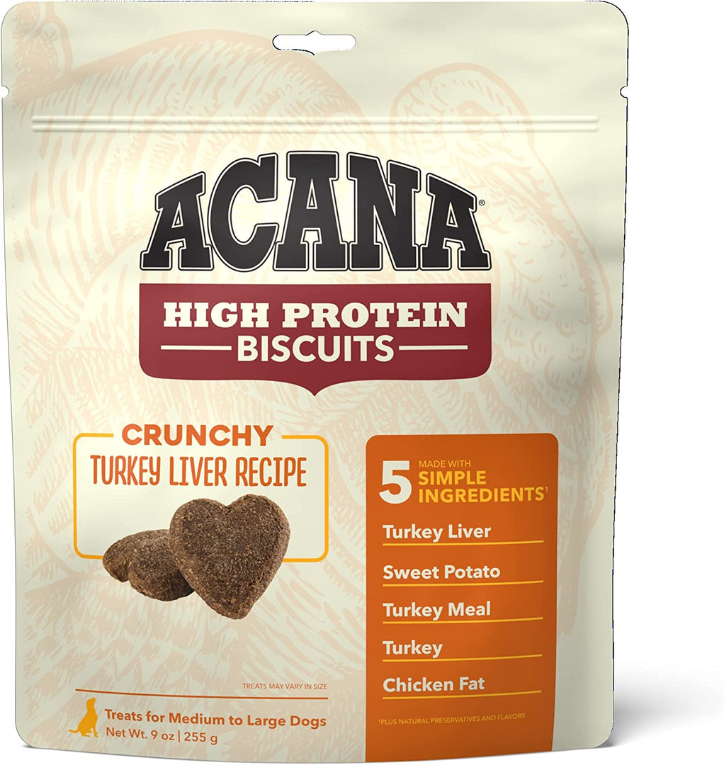 Acana Crunchy Dog Treats 9oz Turkey