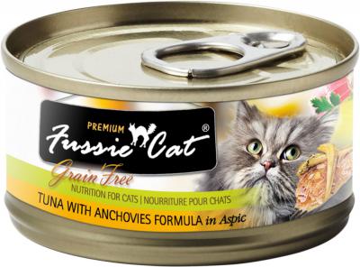 Fussie Cat Premium Tuna with Anchovies 2.8oz